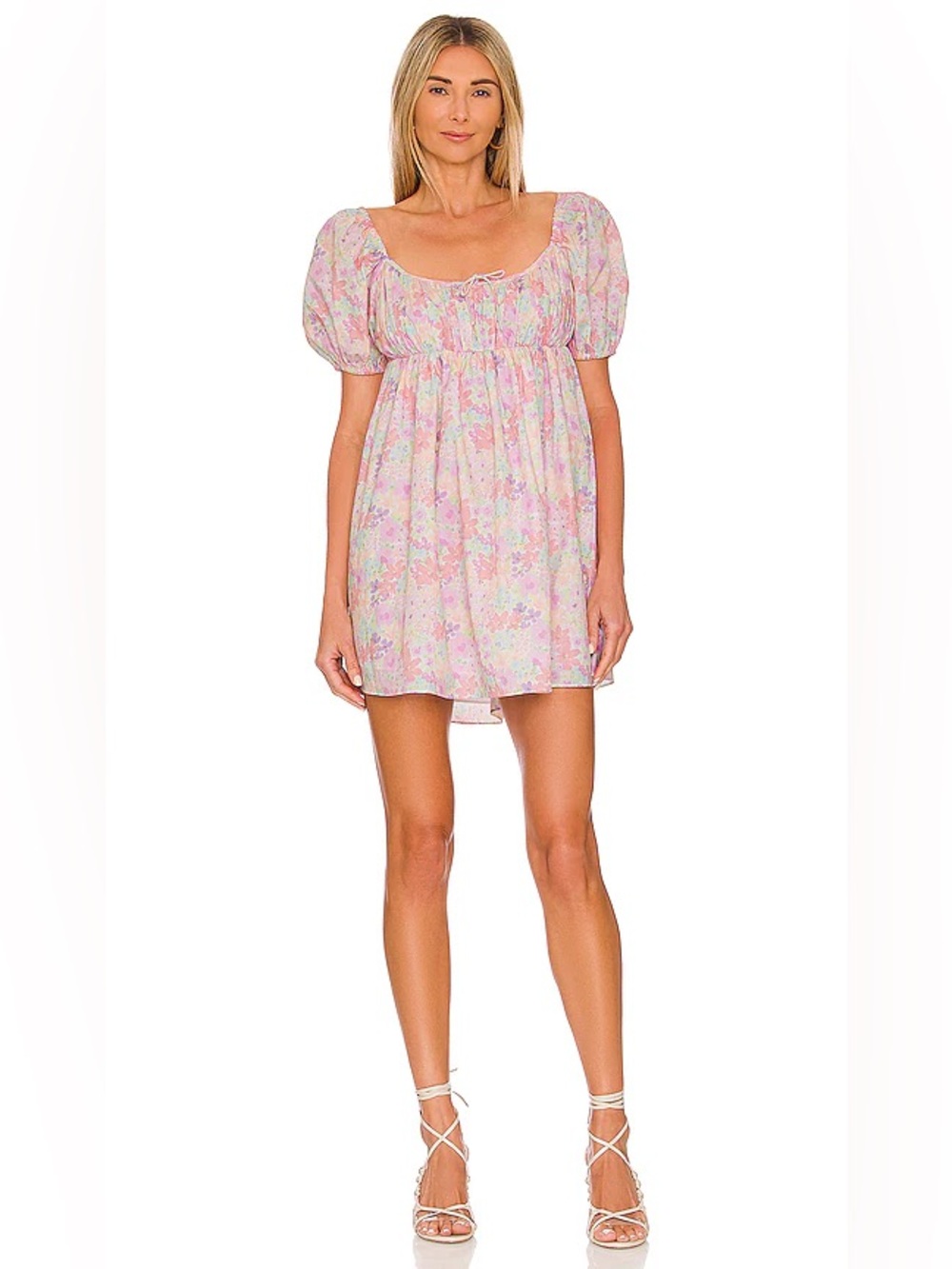 For Love And Lemons Kennedy Mini Floral Dress